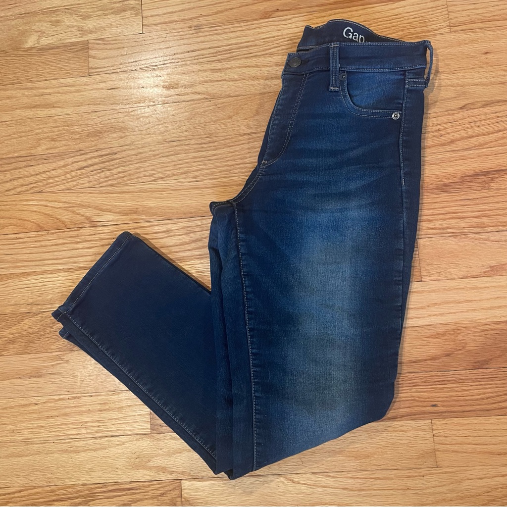 2for$30 Gap Girlfriend Skinny Jeans / Jeggings Medium Wash Denim